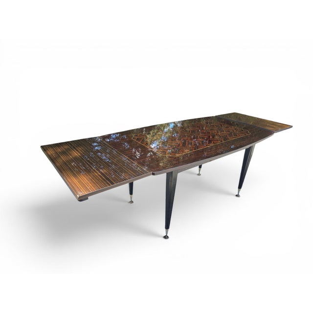 Vintage French Extendable Dining Table, 1970s For Sale - Image 14 of 17