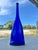Vintage Cobalt Blue Art Glass Decanter For Sale In West Palm - Image 6 of 7