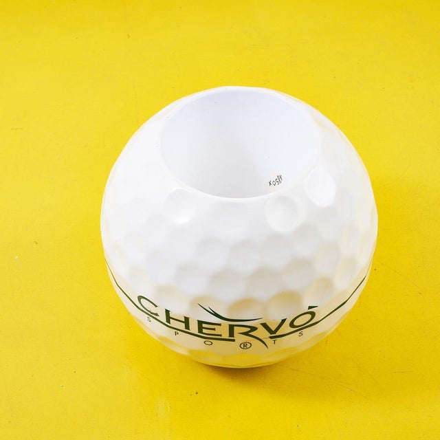 Chervo Golf Ball Advertising Vase For Sale - Image 3 of 5