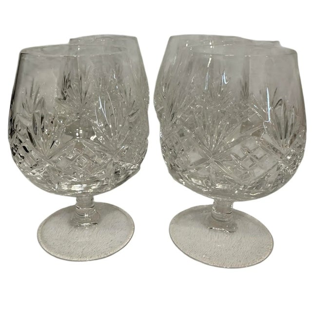 Glass Vintage Tiffany & Co. Newport Crystal Brandy Snifters - A Set of 4 For Sale - Image 7 of 10