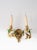 French Wall Light in Bronze with Green Crystals, 1890s For Sale - Image 11 of 11