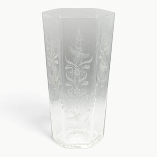 Murano Giovanni Cenedese Signed Cristallo Vase "Doves of Spring" (Limited Edition, Vintage 1982) Venini Seguso Barovier For Sale