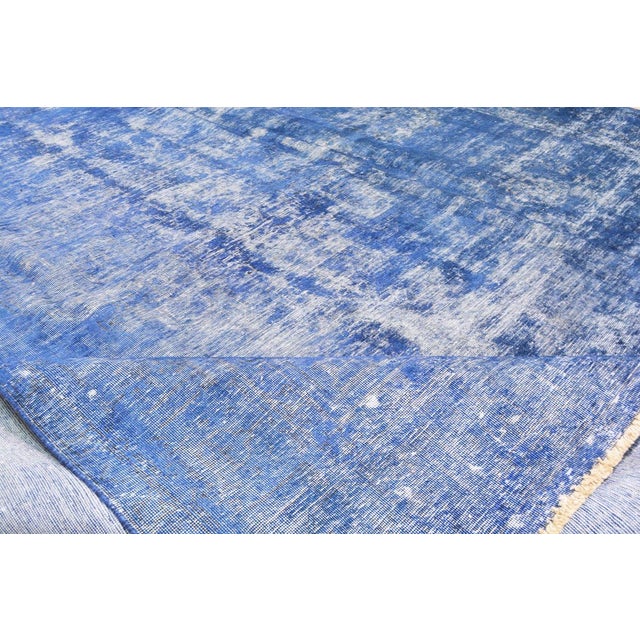 1950s Vintage Turkish Hand Knotted Wool Rug, 9'6"x12'7" For Sale - Image 5 of 5
