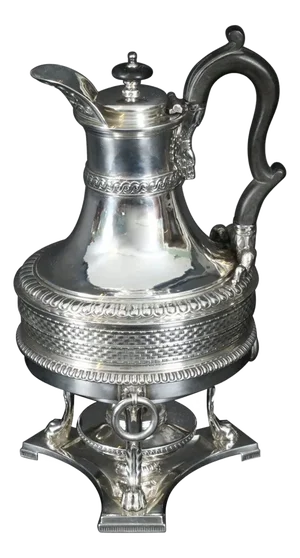 19th Century Sterling Silver Coffee Biggin on Stand from Paul Storr, 1809