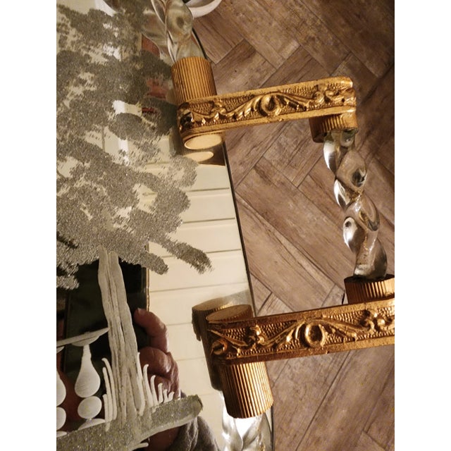 Venetian Etched Mirrored Tray For Sale - Image 4 of 6