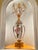Rococo Late 20th Century Pair Monumental Tiche Milano Porcelain Floral Urn Lamps, Italy For Sale - Image 3 of 11