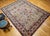 Vintage Tabriz Rug, Hand-Knotted Wool, Allover Geometric Pattern, Ivory & Blue, 8x10 For Sale - Image 11 of 18