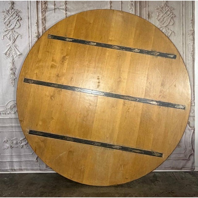 French Neoclassical Dining Table- Acanthus Pedestal For Sale - Image 13 of 18