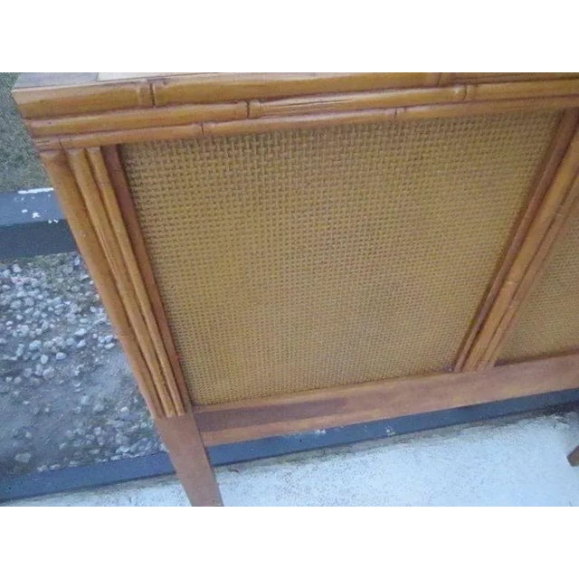 1980s Hollywood Regency Set of Two Twin Headboards in Honey Color For Sale - Image 11 of 13