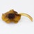 Chocolate Francoise Montague Resin Brooch Cocoa Brown Poppy Flower For Sale - Image 8 of 8