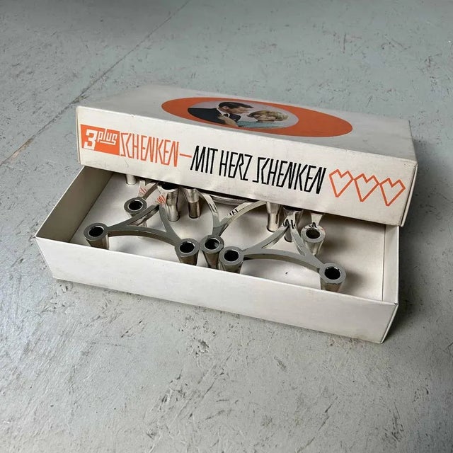 Boho Chic Modular Candleholders, 1960s, Set of 5 For Sale - Image 3 of 12