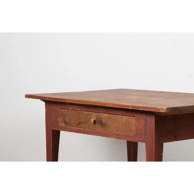 Early 19th-Century Northern Swedish Gustavian Country Table For Sale - Image 4 of 10