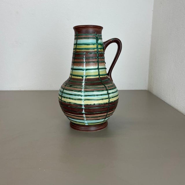 Fat Lava Pottery Vase by Bay Ceramics, Germany, 1970s For Sale - Image 3 of 18