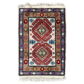 Small Caucasian Sinkiang Rug, 1970s For Sale