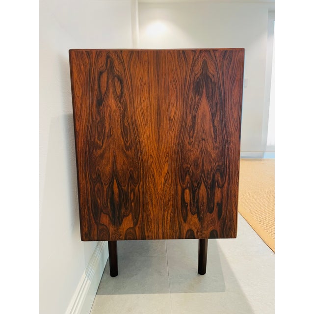 Danish Modern Rosewood Credenza Sideboard 1960s For Sale - Image 4 of 8