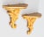Mid 20th Century Italian Giltwood & Gesso Wall Brackets Shelves - a Pair For Sale In Houston - Image 6 of 9