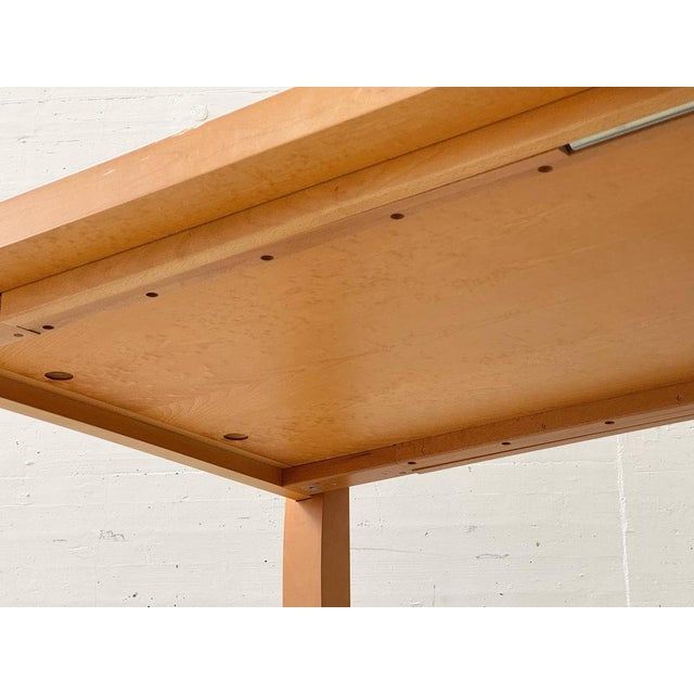 Wood Extendable Dining Table by Chi Wing Lo for Giorgetti, Italy, 1990s For Sale - Image 7 of 18