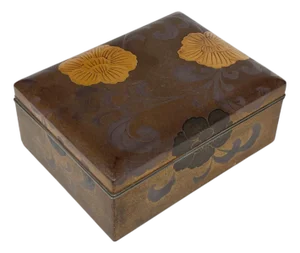 A Meiji Period Silver Mounted Lacquered Box