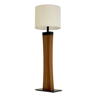 Mid-Century Italian Teak Floor Lamp, 1970s For Sale