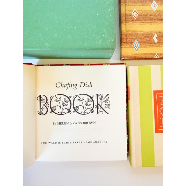 Mid-Century Modern 1950s Entertaining and Cocktail and Patio Cookbooks by Helen Evans Brown, Boxed Set For Sale - Image 3 of 11