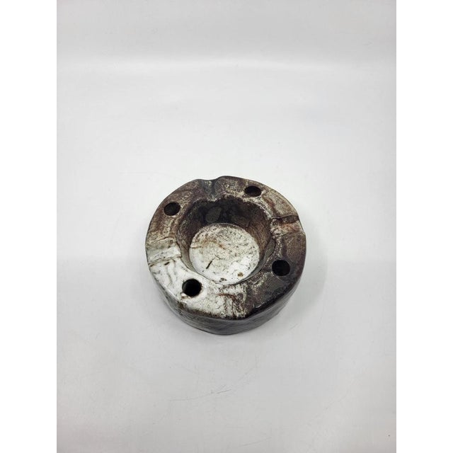 Vintage Ceramic Stoneware Ashtray, 1950s For Sale - Image 10 of 13