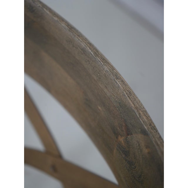Set of 4 Bistro Walnut Counter Stools or Chairs For Sale - Image 15 of 18
