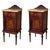 20th Century Pair of Louis XVI Style Marble-Top, Bronze and Walnut Nightstands For Sale - Image 10 of 18