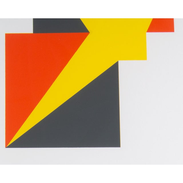 1990s 1995 “Konstruktion and Intuition” Serigraph Print by Anton Stankowski For Sale - Image 5 of 8