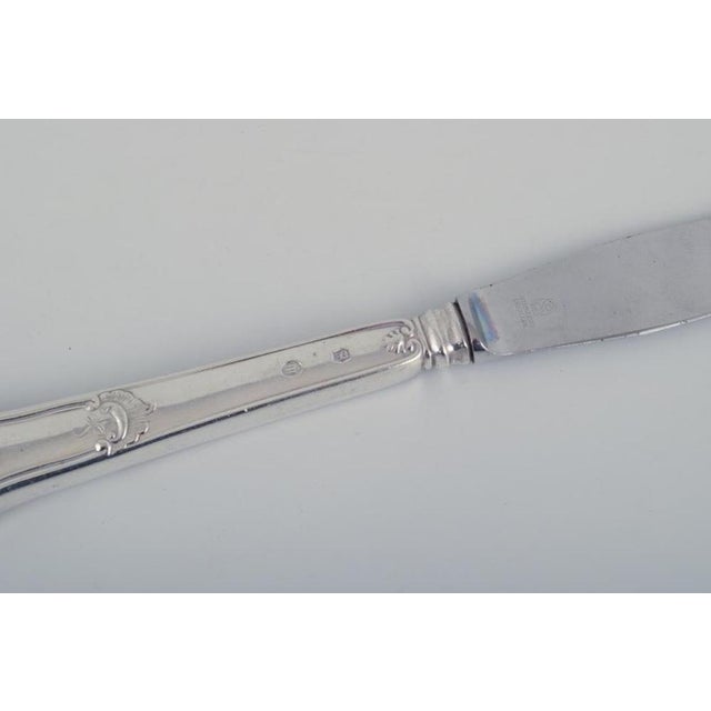 Knives in Silver by Hans Hansen for Cohr, 1960s, Set of 5 For Sale - Image 9 of 10