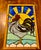 Mid 20th Century Framed Handcrafted Stain Glass Rooster and Vibrant Sunrise For Sale - Image 10 of 11