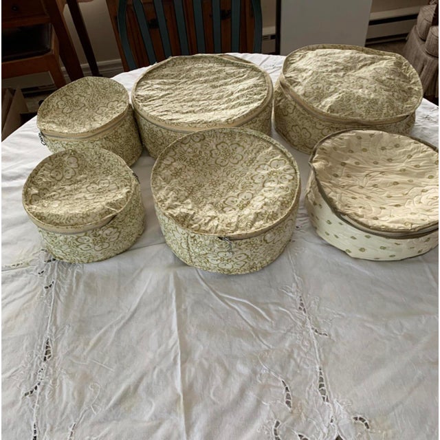 1990s Wedgwood New Gold Columbia Sage Green Service for 12, Plus 6 Rim Soup Bowls R4409 - 66pc For Sale - Image 9 of 10