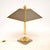 Large Vintage Italian Brass, Glass, and Steel Table Lamp, 1970s For Sale - Image 9 of 9