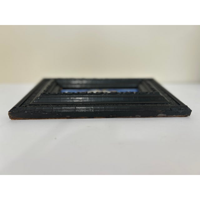 Antique Framed China Piece For Sale In New York - Image 6 of 7