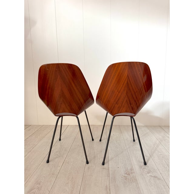 Vintage Medea Chairs by Vittorio Nobili for Fratelli Tagliabue, 1950s, Set of 6 For Sale - Image 6 of 15
