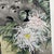 Chinoiserie 34” x 23” hand-painted silk panel // pair of quail and Chinese chrysanthemums with silk brocade border // vintage artwork // Chinoiserie For Sale - Image 3 of 8