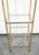Metal Mid Century Modern Display Cabinet Etagere Compact Brass Glass Shelving Unit For Sale - Image 7 of 12