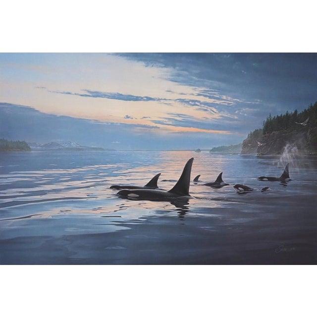 A pencil signed and numbered limited edition print of Daniel Smith's "Armada," released by Mill Pond Press in March 1992....