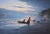 A pencil signed and numbered limited edition print of Daniel Smith's "Armada," released by Mill Pond Press in March 1992....