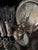 1980s Silverplate, Brass, Glass & Crystal Tableware and Serving Collection - 46 pcs For Sale - Image 10 of 11
