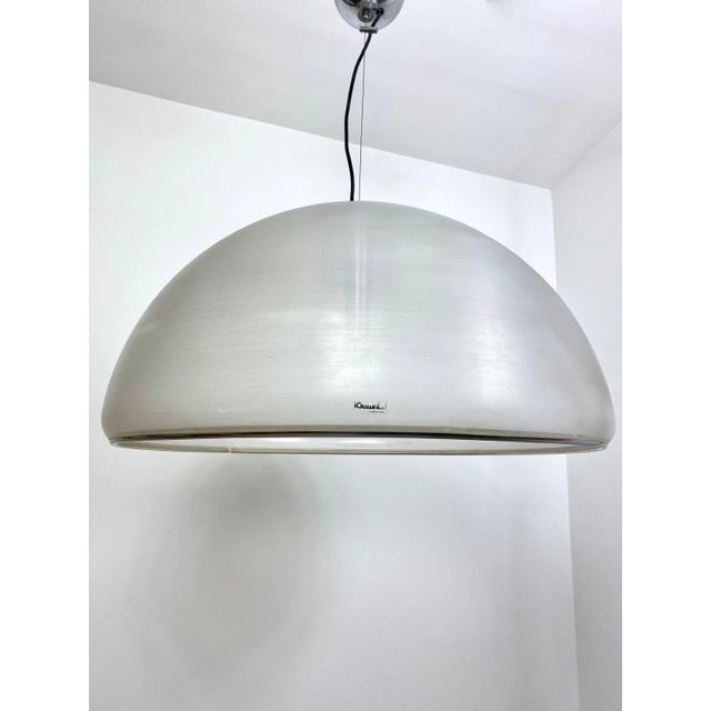 Metal Big Italian Pendant Lamp by Guzzini, 1970s For Sale - Image 7 of 10