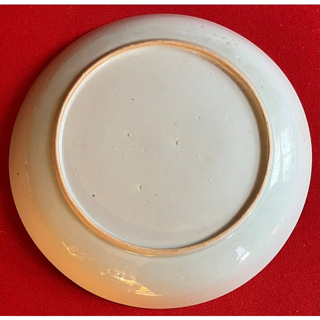18th Century Antique 18th Century Chinese Export Porcelain Low Bowl or Serving Plate in the Imari Palette For Sale - Image 5 of 7