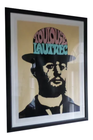 Peter Max Serigraph of Toulouse Lautrec