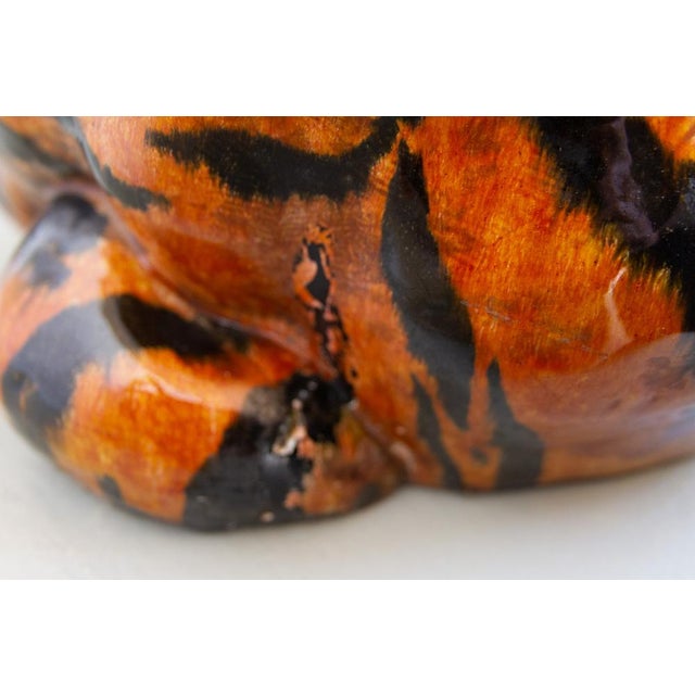 Large Italian Ceramic Tiger, 1970s For Sale - Image 18 of 18