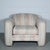 Modern 1990's Modern Plush Carter Curved Arm Lounge Chair For Sale - Image 3 of 8