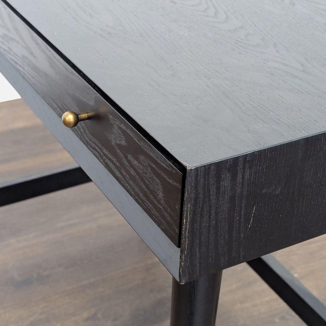 Wood West Elm Mid-Century Mini Desk For Sale - Image 7 of 8