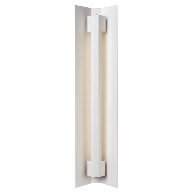 Large Misalliance Ral Pure White Wall Light by Lexavala For Sale