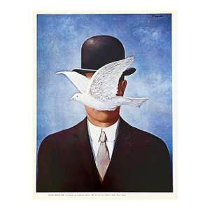 René Magritte l'Homme Au Chapeau Melon XXe Siecle 1965