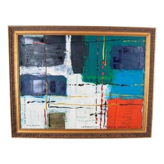 M. Miota, Cromatismo, Early 21st Century, Oil Painting on Canvas, Framed For Sale