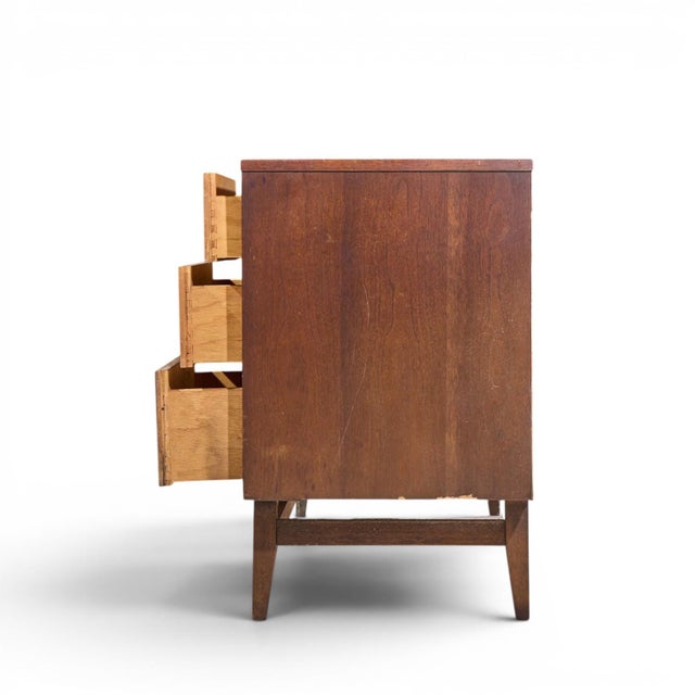 Mid 20th Century Broyhill Brasilia Mid Century Lowboy Dresser For Sale - Image 5 of 10