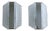 Vintage Space Age Glass Sconces from Kaiser, Set of 2 For Sale